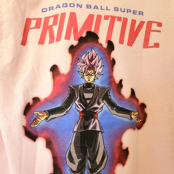 Primitive x Dragon Ball Super Goku Black Rose Pink T-Shirt (Small) - Picture 6 of 7